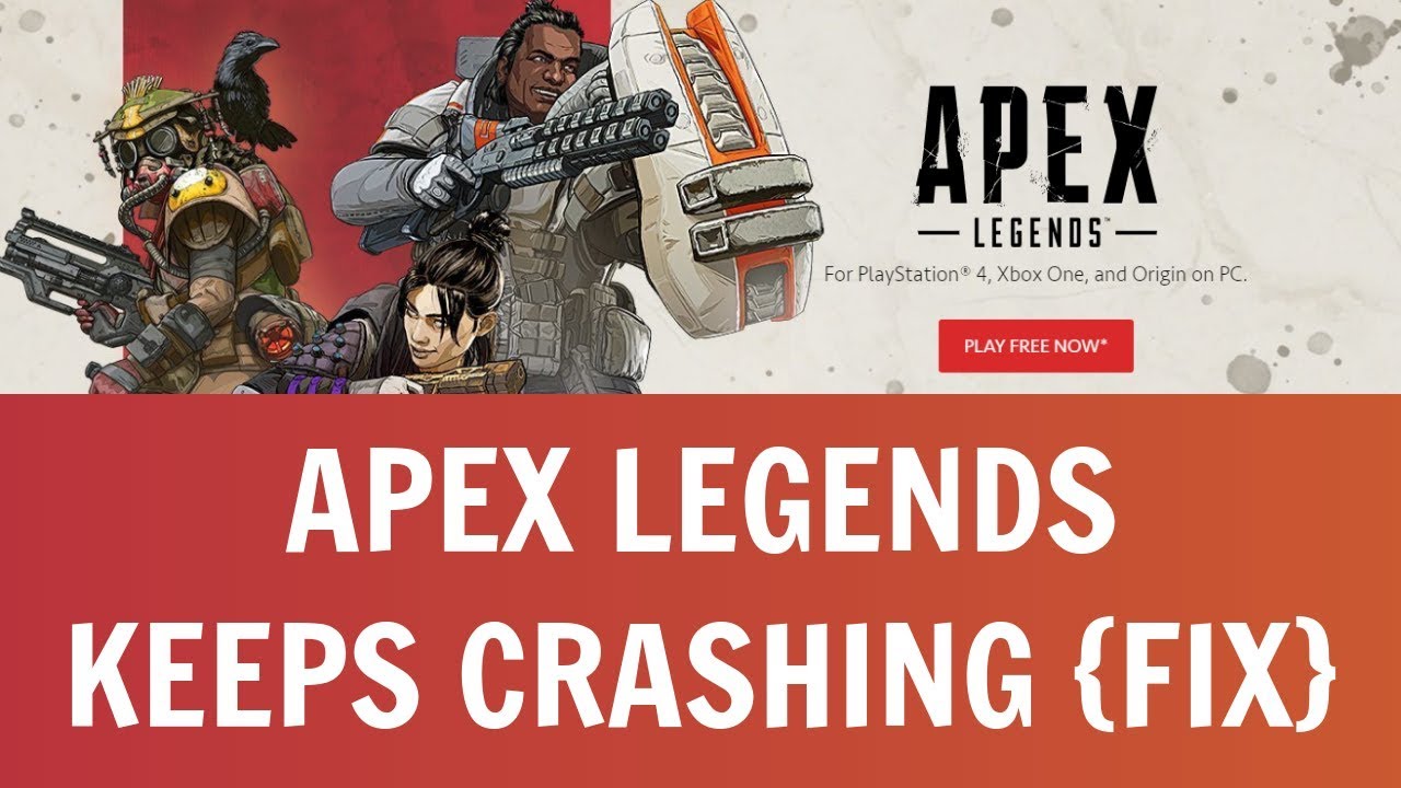 Apex legends crashing without error